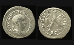 Syria, Gordian III, AR Tetradrachm, Eagle reverse